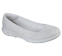 Skechers Damen Go Walk Lite-136001 Ballerinas, Natur, 36 EU