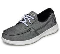 Skechers Damen Go Walk Lite-15433 Bootsschuh, schwarz/weiß, 44.5 EU