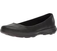 Skechers Damen Go Walk Lite-Gem Geschlossene Ballerinas, Schwarz (Black Textile/Trim Bbk), 36.5 EU