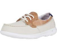 Skechers Damen Hohe Sneaker Go Walk Lite Playa Vista Natürlicher Textilbesatz 38,5 EU