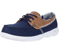 Skechers Damen Go Walk Lite Playa Vista Hohe Sneaker, Navy Textile Trim, 38 EU
