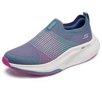 Skechers Damen Go Walk Max Walker Sally Sneaker, Kohlschwarz/Violett, 39.5 EU