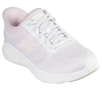 Skechers Damen Go Walk Now Khloe Sneaker, White Textile/Pink Trim, 41 EU