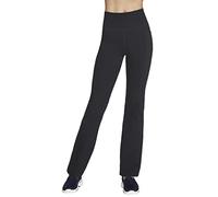 Skechers Damen Go Walk High Waisted Flare Pant Hose, Schwarz, S