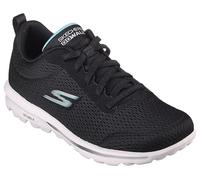 Skechers Damen Go Walk Travel-Fun Journey Sneaker, Schwarz/Aqua, 36 EU