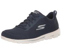 Skechers Damen Go Walk Travel - Fun Journey Walking Schuhe, Marineblau/Lavendel, 11 Wide