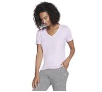 Skechers Damen GODRI Serene V-Neck Tee T-Shirt, Orchid Bloom,