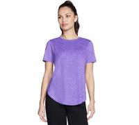 Skechers Damen Godri Swift Tunic Tee T-Shirt, Afterparty/Paisley Purple, XS