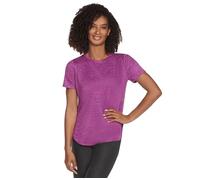 Skechers Damen Godri Swift Tunic Tee T-Shirt, Violet Rays/Hollyhock, 3XL