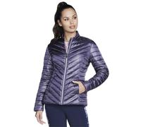 Skechers GO SHIELD Shine Jacke in Violett/Grau, Größe Medium