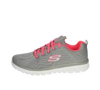 Skechers Sneaker Graceful - Get Connected 36, EURO-Größen grau Damen Schnürhalbschuh Halbschuhe 36, EURO-Größen grau, koralle