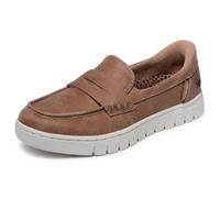 Skechers Damen Hands Free Slip-ins - Arch Comfort - SunfestSlipper | Lässiger Loafer, Skechers freihändige Slip-Ins für eine einfache Passform, herausnehmbare Einlegesohle mit Fußgewölbe-Komfort