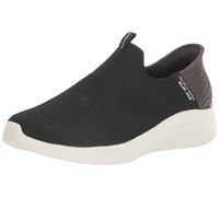 Skechers Damen Hands Free Slip Ins Ultra Flex 3.0 Smooth Step Sneaker, Schwarz, 36.5 EU Weit