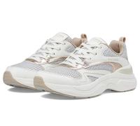 Skechers Damen Hazel-Metallic Soiree Sneaker, Weiß/Gold, 35.5 EU