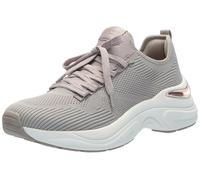Skechers Damen Hazel-Pretty Knitty Sneaker, Taupe, 37.5 EU