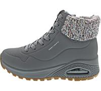 Skechers Damen High-Top Sneaker UNO Rugged Darling Daze, Frauen Sneakers,Sneaker-Stiefeletten,Halbschuhe,straßenschuhe,Grau CCL,38 EU