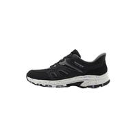 Skechers Damen Hillcrest Kamalino Wanderschuh, Schwarzes Synthetik-Textilbesatz, 37.5 EU