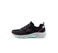 Sneaker SKECHERS "HILLCREST PURE ESCAPADE" Gr. 36, schwarz (schwarz, kombiniert) Damen Schuhe Sneaker im Materialmix (62516361-36)