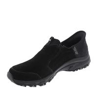 Skechers Damen HILLCREST SUNAPEE, Schwarzer Wildleder-Lycra-Besatz, 38 EU