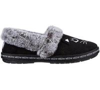 SKECHERS Damen Hüttenschuhe TOO COZY - MEOW PAJAMAS Schwarz - Gr. - 37