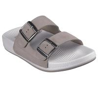 Skechers Damen Hyper Slide-Vida Schiebe-Sandalen, Oliv/Blatt für Mich (Leaf It to Me), 38 EU