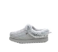 Skechers BOBS Keepsakes Ice Angel Damen Hausschuhe gefüttert Hellgrau, Schuhgröße:EUR 39