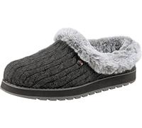 Skechers Hausschuh Keepsakes – Ice Angel, Textil Strick-Optik, Damen Gr. 38, Grau