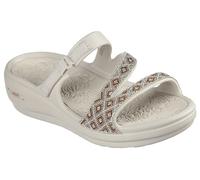 Skechers Damen Keilsandalen, Natürlich, 37 EU