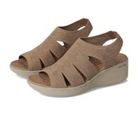 Skechers Damen-Keilsandalen Pier-lite-Memory Maker, Mokka, 36 EU
