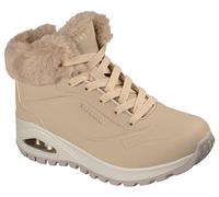 Winterboots SKECHERS "UNO RUGGED-", Damen, Gr. 36, Warmfutter, beige (taupe), Lederimitat, Schuhe Winterboots, Winterstiefelette, High-Top-Sneaker mit SkechAir Luftkissensohle, Topseller (93556248-36)