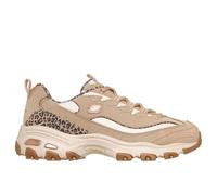 SKECHERS Damen Lifestyle-Sch. nieder Da LEOPARD PRINT LAYERED QTR WEBBING E (150877) 39 Grau