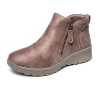 Skechers Damen Stiefelette Lovely Vibe Fall in Bloom, Pilz Microleather, 36.5 EU