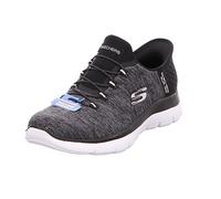 Skechers Slip-ins: Summits - Dazzling Haze Sneaker in Schwarz/Weiss, Größe 35, Vegan