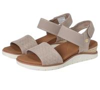 Skechers Damen Martha Stewart Arch Fit Beach Kiss-Beyond Chic Sandale, Taupe, 35 EU