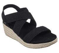 Skechers Damen Martha Stewart Arch Fit Beverlee-Brentwood Keilsandale, Schwarz, 39 EU