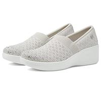 Skechers Damen Martha Stewart Pier Lite-Reflexion Slipper | Martha Stewart Collab, leger, Slip-Ins, luftgekühlter Memory-Schaum, Stretch-Passform, vegan, Keilabsatz