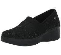 Skechers Damen Martha Stewart Pier Lite-Reflexion Slipper, Schwarz, 35.5 EU