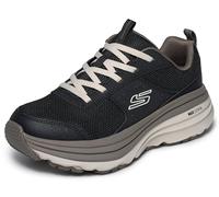Skechers Damen Max Cushioning Zirrus Cobble Stone Turnschuhe, Black Synthetic/Textile/Natural Trim, 41 EU