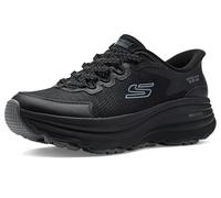 Skechers Damen Max Cushioning Zirrus Slip-InTurnschuhe, Black Textile/Synthetic/Trim, 36 EU