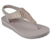 Skechers Damen Meditation Rockstar, Taupe Mitobuck Rhinestone Trim, 40 EU