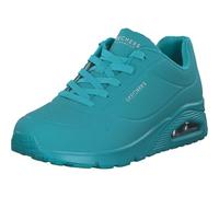 Skechers Damen on Air UNO Stand AUF Luft, Türkisfarbenes Durabuck-Mesh, 35 EU