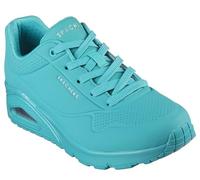 Skechers Damen on Air UNO Stand AUF Luft, Türkisfarbenes Durabuck-Mesh, 39 EU