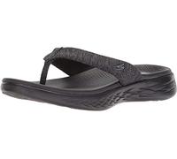Skechers Damen On-The-go 600-15304 Flipflop, Schwarz, 35 EU