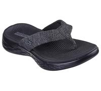 Skechers Damen On-the-go 600-15304 Flip-Flop | Lässig, luftgekühlte Goga-Matte, 5GEN Zwischensohle, maschinenwaschbar, vegan
