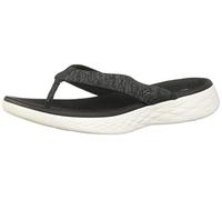 Skechers Damen On-The-go 600-Preferred Flipflop, schwarz/weiß, 36 EU