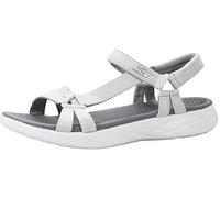 Skechers Damen On-The-go 600-Brilliancy Sport Sandale, Weiß/Grau, 10 Wide