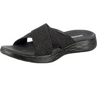 Skechers O-T-G Womens Sandals ON-THE-GO 600 GLISTENING Sandalen/Outdoor-Sandalen Women Schwarz, Schuhgröße:38 EU
