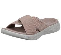 Skechers Damen On-The-go 600 - Glisting Schiebe-Sandalen, Rose Gold, 36 EU Weit