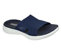Skechers Damen On-The-go 600 Stretch Knit Slide Schiebe-Sandalen, Marineblau, 36 EU