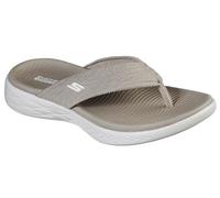 Skechers Damen ON-The-GO 600-SUNNY Flipflop, Taupe, 37 EU